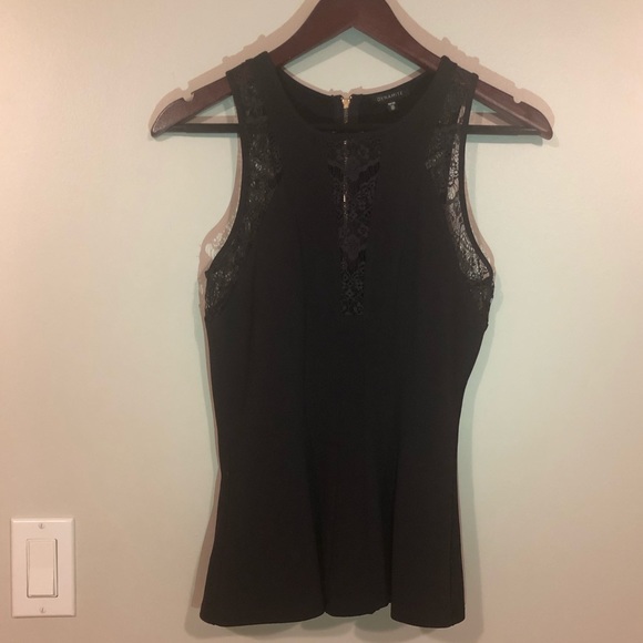 Dynamite purple lace peplum blouse - Picture 2 of 4